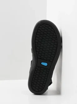 Sandalen<Wolky Action Lady - zwart gevet leer zwartgevetleer