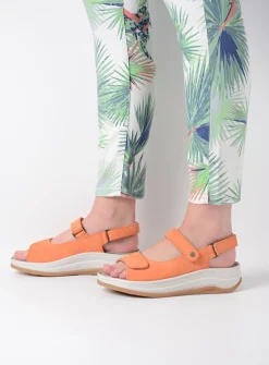 Sandalen<Wolky Adura - oranje nubuck oranjenubuck