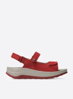 Sandalen<Wolky Adura - rood nubuck roodnubuck