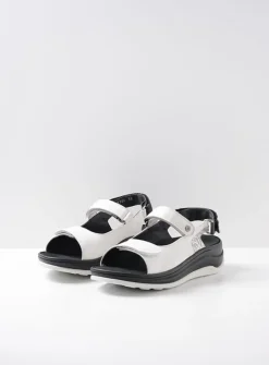 Sandalen<Wolky Adura - wit leer witleer