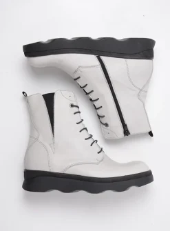 Veterlaarzen|Herfst/Winter<Wolky Akita - winterwit leer winterwitleer