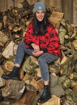 Veterlaarzen|Herfst/Winter<Wolky Akita HV - zwart leer zwartleer