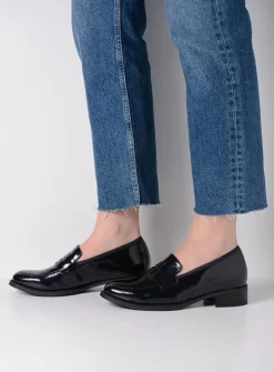 Instappers|Herfst/Winter<Wolky Alabama F2F - blauw lak stretch biocare blauwlakstretchbiocare