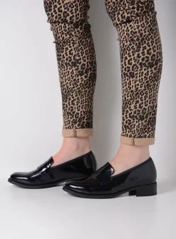 Instappers|Herfst/Winter<Wolky Alabama F2F - blauw lak stretch biocare blauwlakstretchbiocare