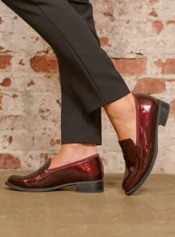 Instappers|Herfst/Winter<Wolky Alabama F2F - bordeaux lak stretch biocare bordeauxlakstretchbiocare