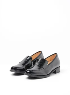 Instappers|Herfst/Winter<Wolky Alabama F2F - zwart lak stretch biocare zwartlakstretchbiocare