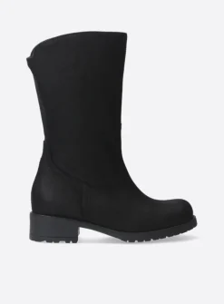 Halfhoge Laarzen|Herfst/Winter<Wolky Ansina F2F - zwart nubuck zwartnubuck