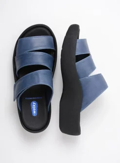 Slippers<Wolky Aporia - jeans leer jeansleer