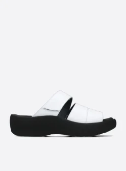 Slippers<Wolky Aporia - wit leer witleer