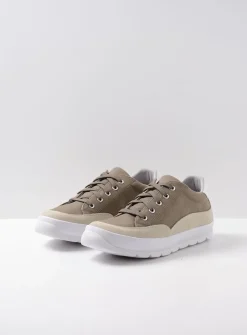Lage Veterschoenen|Sneakers<Wolky Babati - kaki canvas/suede kakicanvas/suede