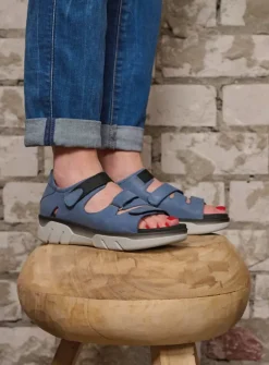Sandalen<Wolky Blaze - jeans nubuck jeansnubuck