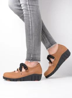 Lage Veterschoenen|Herfst/Winter<Wolky Boston - camel nubuck camelnubuck