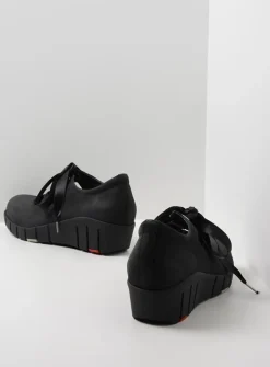 Lage Veterschoenen|Herfst/Winter<Wolky Boston - zwart nubuck zwartnubuck