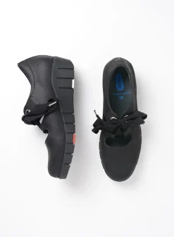 Lage Veterschoenen|Herfst/Winter<Wolky Boston - zwart nubuck zwartnubuck