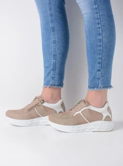 Lage Veterschoenen|Wandelschoenen<Wolky Bounce - safari nubuck safarinubuck