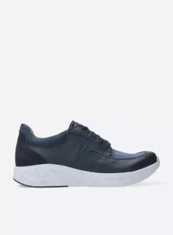 Veterschoenen Heren|Sneakers Heren<Wolky Bounce Men S2F - denim combi stretch leer denimcombistretchleer