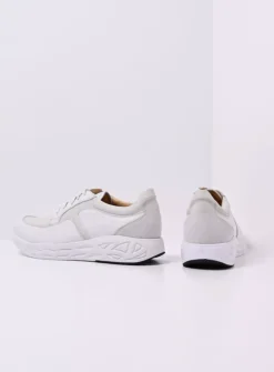 Veterschoenen Heren|Sneakers Heren<Wolky Bounce Men S2F - wit/gebroken wit combi stretch wit/gebrokenwitcombistretch