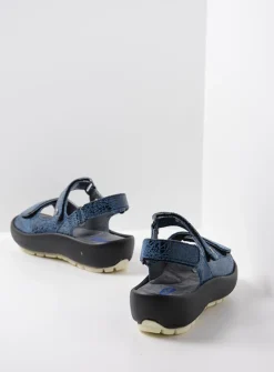 Sandalen<Wolky Brasilia - denim blauw leer denimblauwleer
