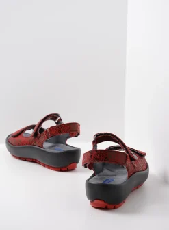 Sandalen<Wolky Brasilia - rood leer roodleer