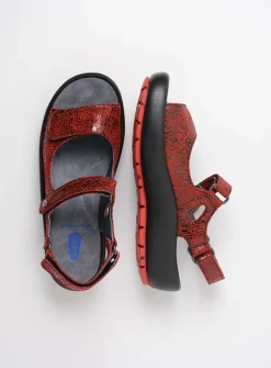 Sandalen<Wolky Brasilia - rood leer roodleer