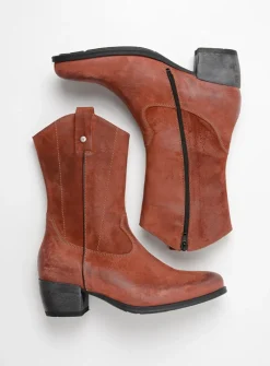 Halfhoge Laarzen|Cowboylaarzen<Wolky Caprock - terra suede terrasuede