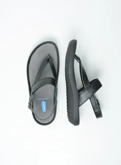 Sandalen<Wolky Cebu - zwart mat leer zwartmatleer