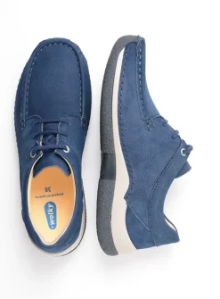 Lage Veterschoenen|Sneakers<Wolky Celebration - denimblauw nubuck denimblauwnubuck