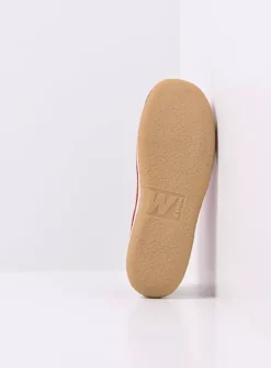 Lage Veterschoenen|Sneakers<Wolky Celebration - rood nubuck roodnubuck