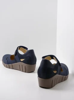 Bandschoenen<Wolky Charlotte - blauw zomer nubuck blauwzomernubuck