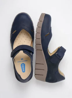 Bandschoenen<Wolky Charlotte - blauw zomer nubuck blauwzomernubuck