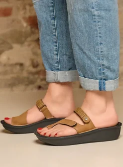 Slippers<Wolky Chicama - bruin biocare bruinbiocare