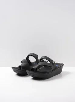 Slippers<Wolky Chicama - zwart biocare zwartbiocare