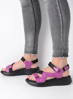 Sandalen<Wolky Cirro - fuchsia leer fuchsialeer