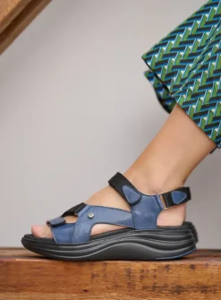 Sandalen<Wolky Cirro - jeans leer jeansleer