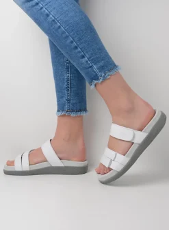 Slippers<Wolky Cirrus - wit leer witleer