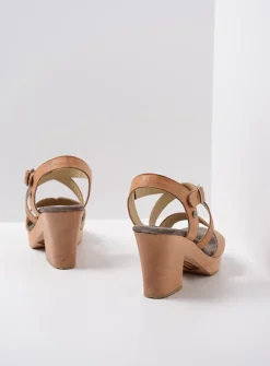 Sandalen<Wolky Cloudy - naturel leer naturelleer