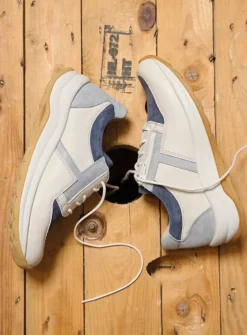 Lage Veterschoenen|Wandelschoenen<Wolky Comrie - gebroken wit/jeans leer gebrokenwit/jeansleer