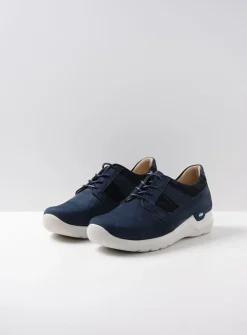 Lage Veterschoenen<Wolky Cool - denim nubuck denimnubuck