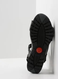 Sandalen<Wolky Cradle - zwart leer zwartleer
