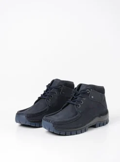 Hoge Veterschoenen|Herfst/Winter<Wolky Cross - blauw nubuck blauwnubuck