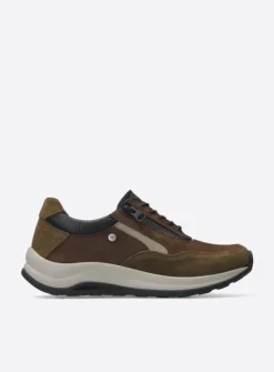 Lage Veterschoenen|Wandelschoenen<Wolky Cupar - taupe combi leer taupecombileer