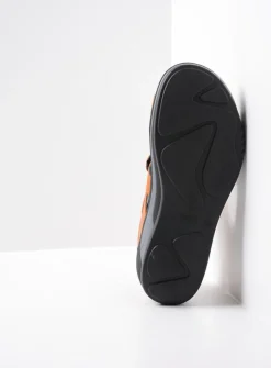 Sandalen<Wolky Desh - oranje leer oranjeleer
