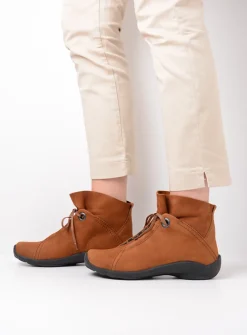 Hoge Veterschoenen|Herfst/Winter<Wolky Diana - cognac nubuck cognacnubuck