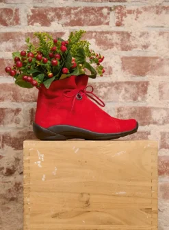 Hoge Veterschoenen|Herfst/Winter<Wolky Diana - donkerrood nubuck donkerroodnubuck