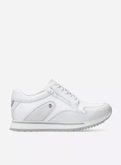 Lage Veterschoenen|Wandelschoenen<Wolky e-Go S2F - wit combi stretch leer witcombistretchleer