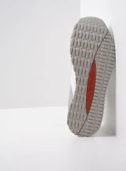 Lage Veterschoenen|Wandelschoenen<Wolky e-Go S2F - wit/zilver stretchleer wit/zilverstretchleer