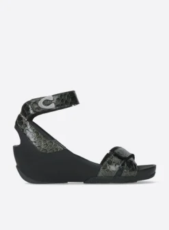 Sandalen<Wolky Era - antraciet leer antracietleer