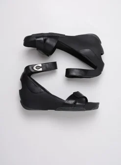 Sandalen<Wolky Era - zwart leer zwartleer