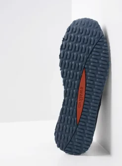 Veterschoenen Heren|Sneakers Heren<Wolky e-Runner - blauw combi leer blauwcombileer