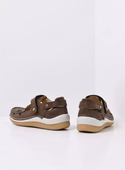 Bandschoenen<Wolky Esperanza - cederbruin leer cederbruinleer